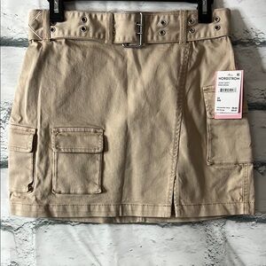 Juicy Couture Belted Cargo Mini Skirt. Size 29 NWT